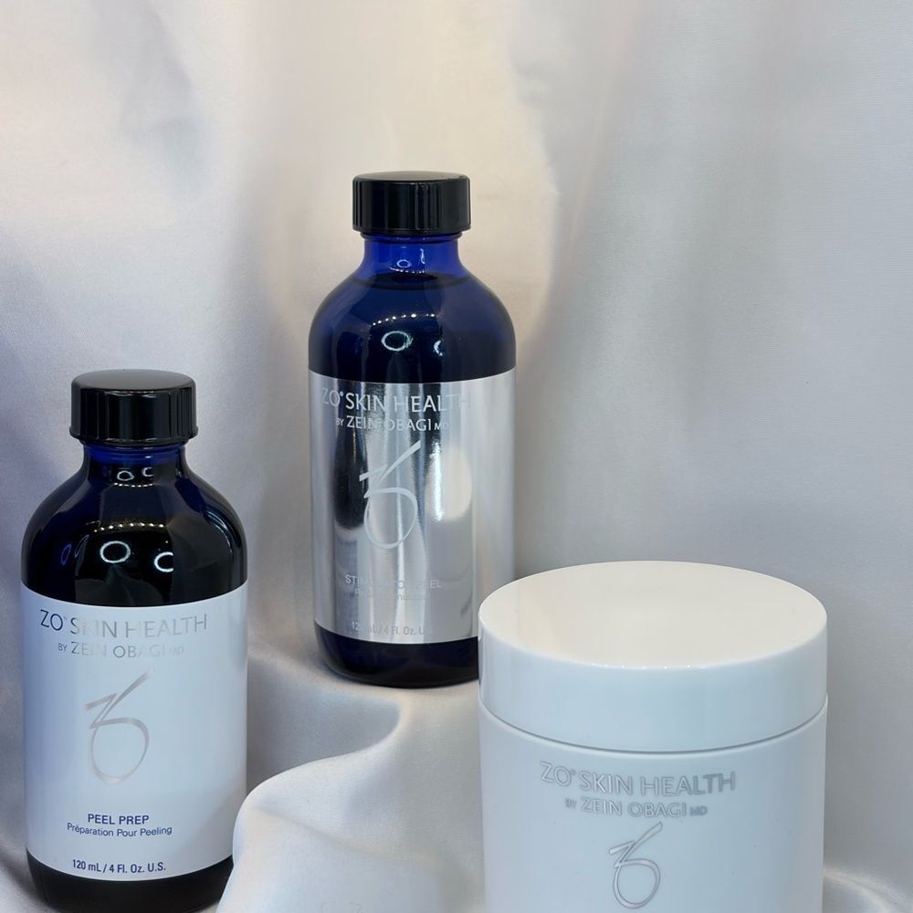 ZO Stimulator Peel Pro Kit + Neutralizer Prep Pads $800 Value free firming serum - Picture 2 of 12